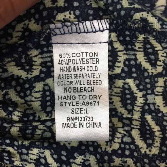 •Umgee• Navy Patterned Dress - Picture 6 of 6